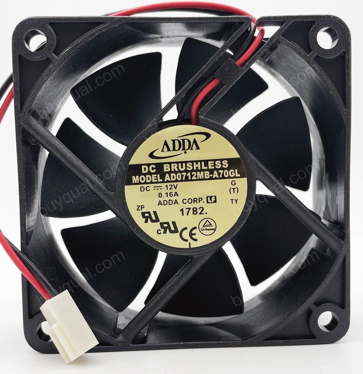 ADDA AD0712LX-A70GL AD0712MB-A70GL 12V 0.12A 2wires cooling fan ADDA AD0712LX-A70GL AD0712MB-A70GL 12V 0.12A 2wires cooling fan